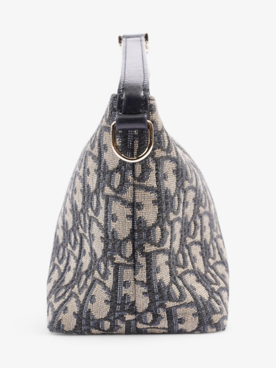 Christian Dior Diortravel Nomad Blue Oblique / Beige  Canvas Image 3