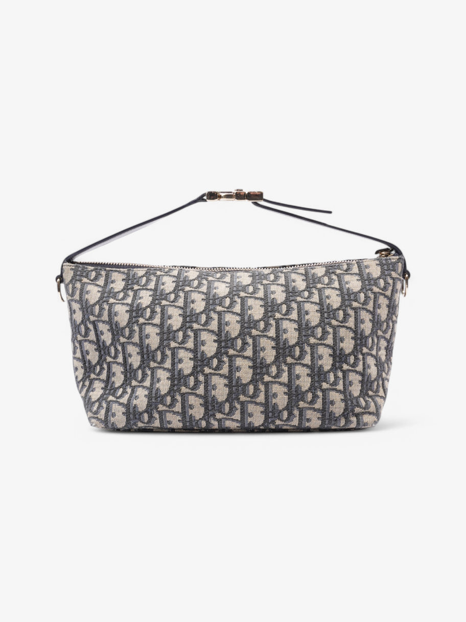 Christian Dior Diortravel Nomad Blue Oblique / Beige  Canvas Image 4