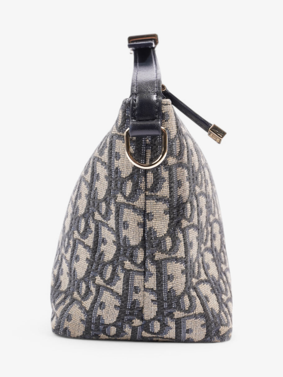 Christian Dior Diortravel Nomad Blue Oblique / Beige  Canvas Image 5