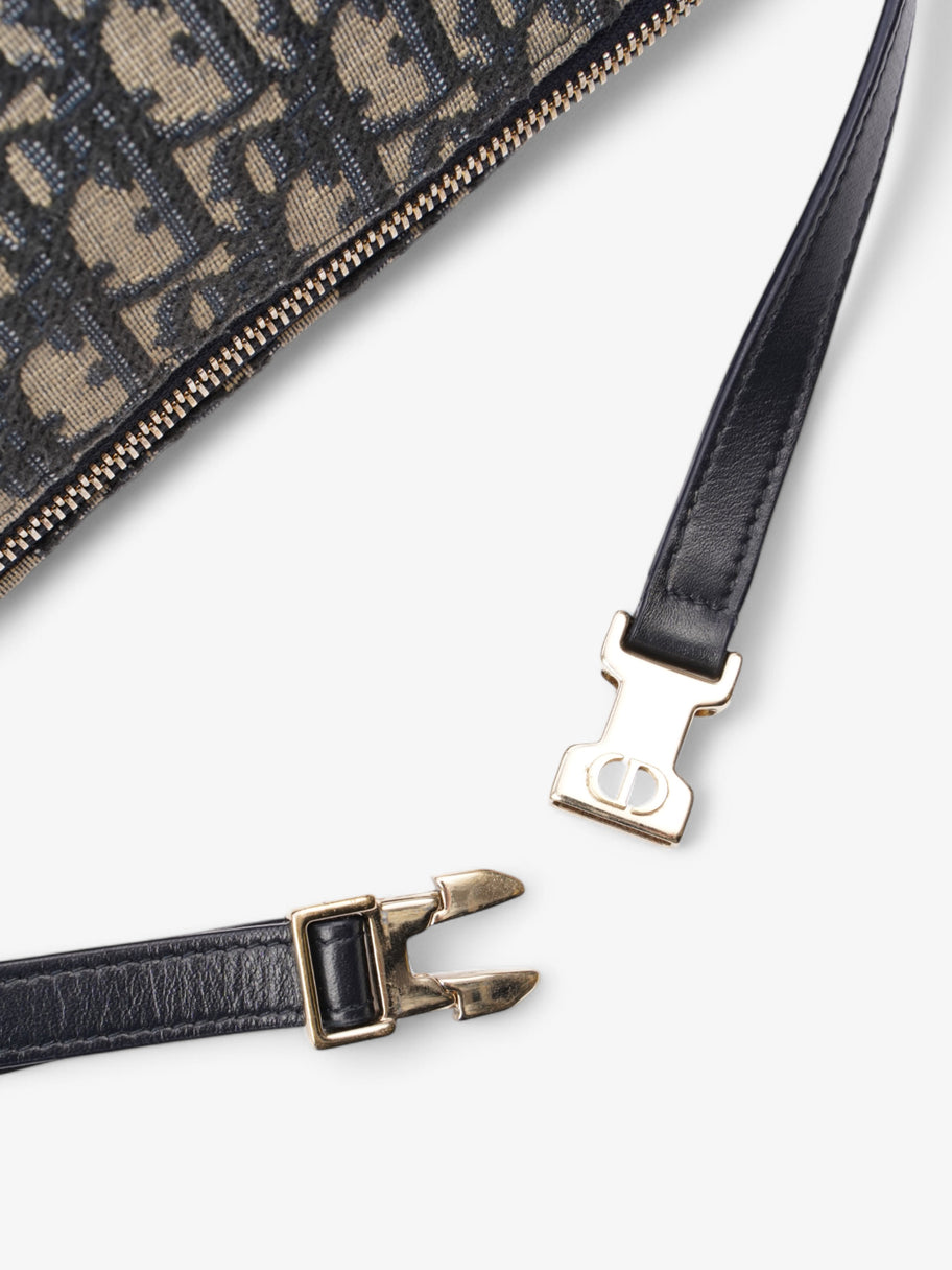 Christian Dior Diortravel Nomad Blue Oblique / Beige  Canvas Image 8