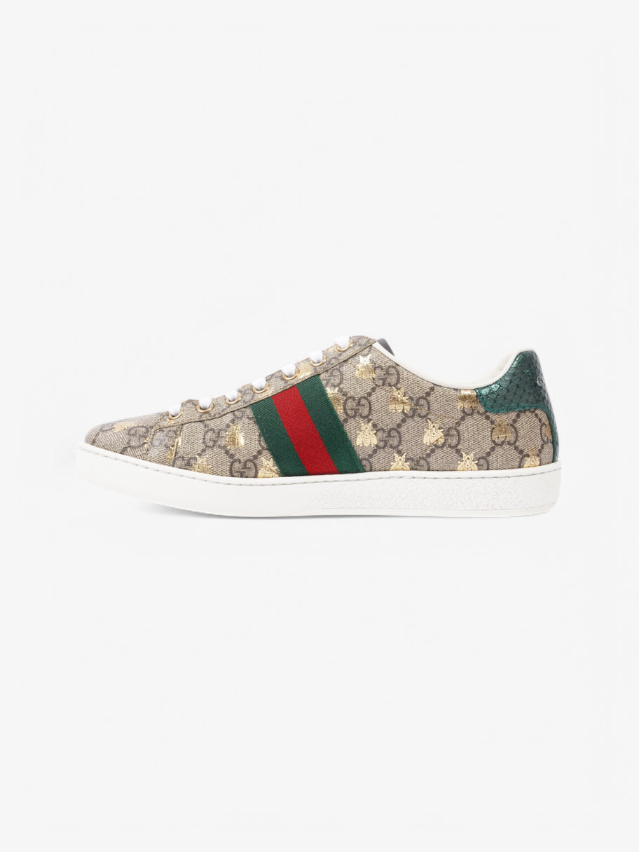 Gucci Ace Bee Supreme / Green / Red Coated Canvas EU 37 UK 4 Image 3