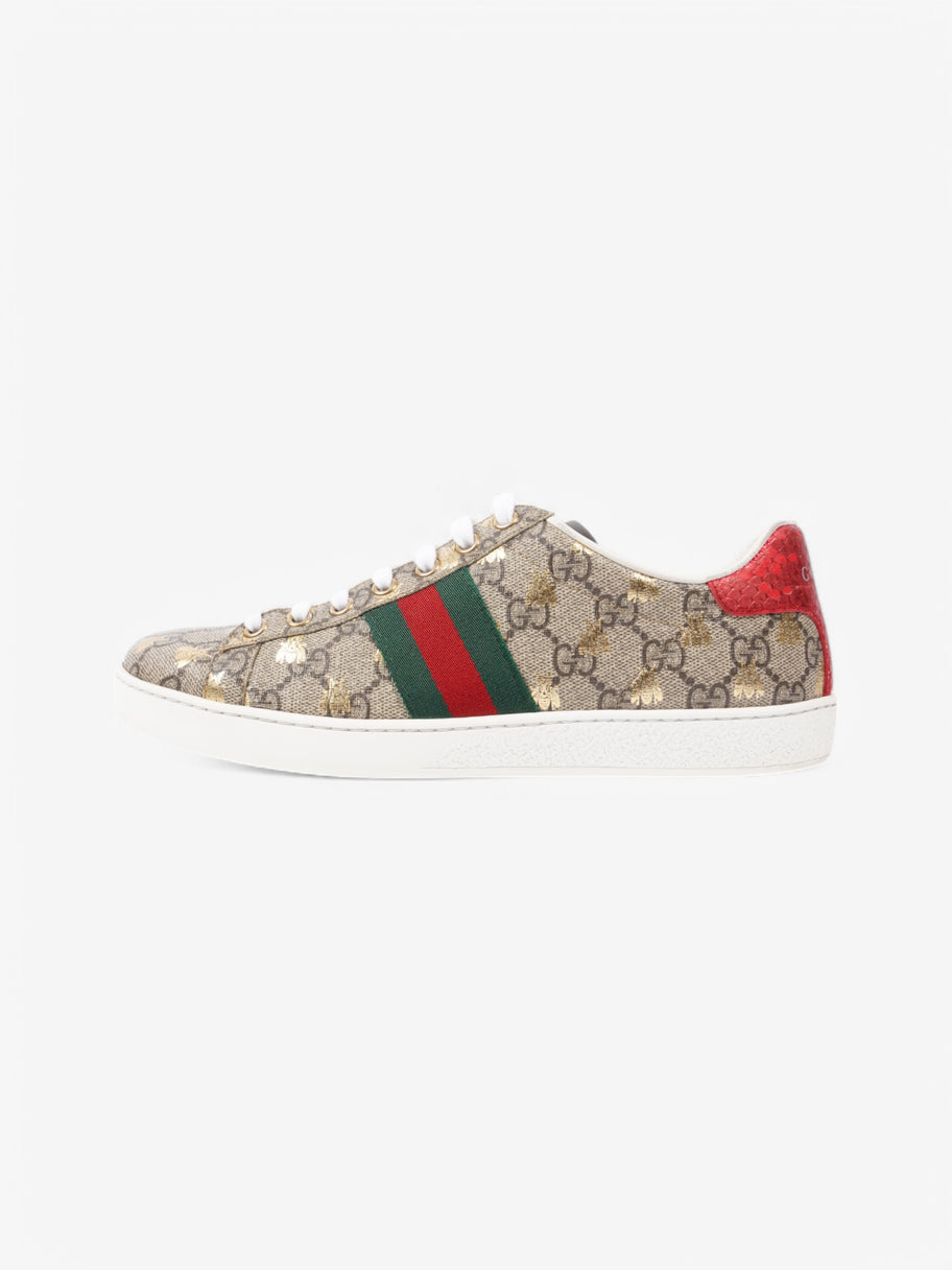 Gucci Ace Bee Supreme / Green / Red Coated Canvas EU 37 UK 4 Image 5