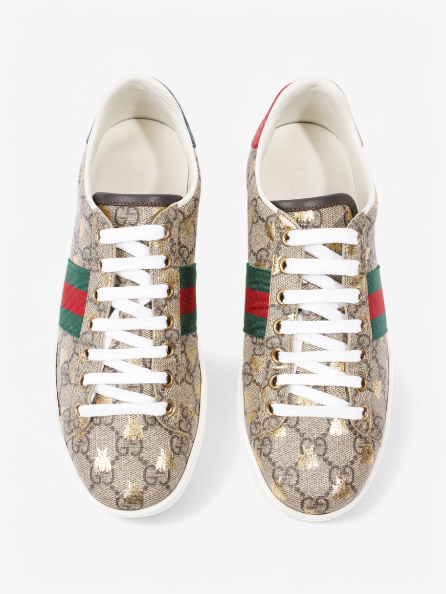 Gucci Ace Bee Supreme / Green / Red Coated Canvas EU 37 UK 4 Image 8