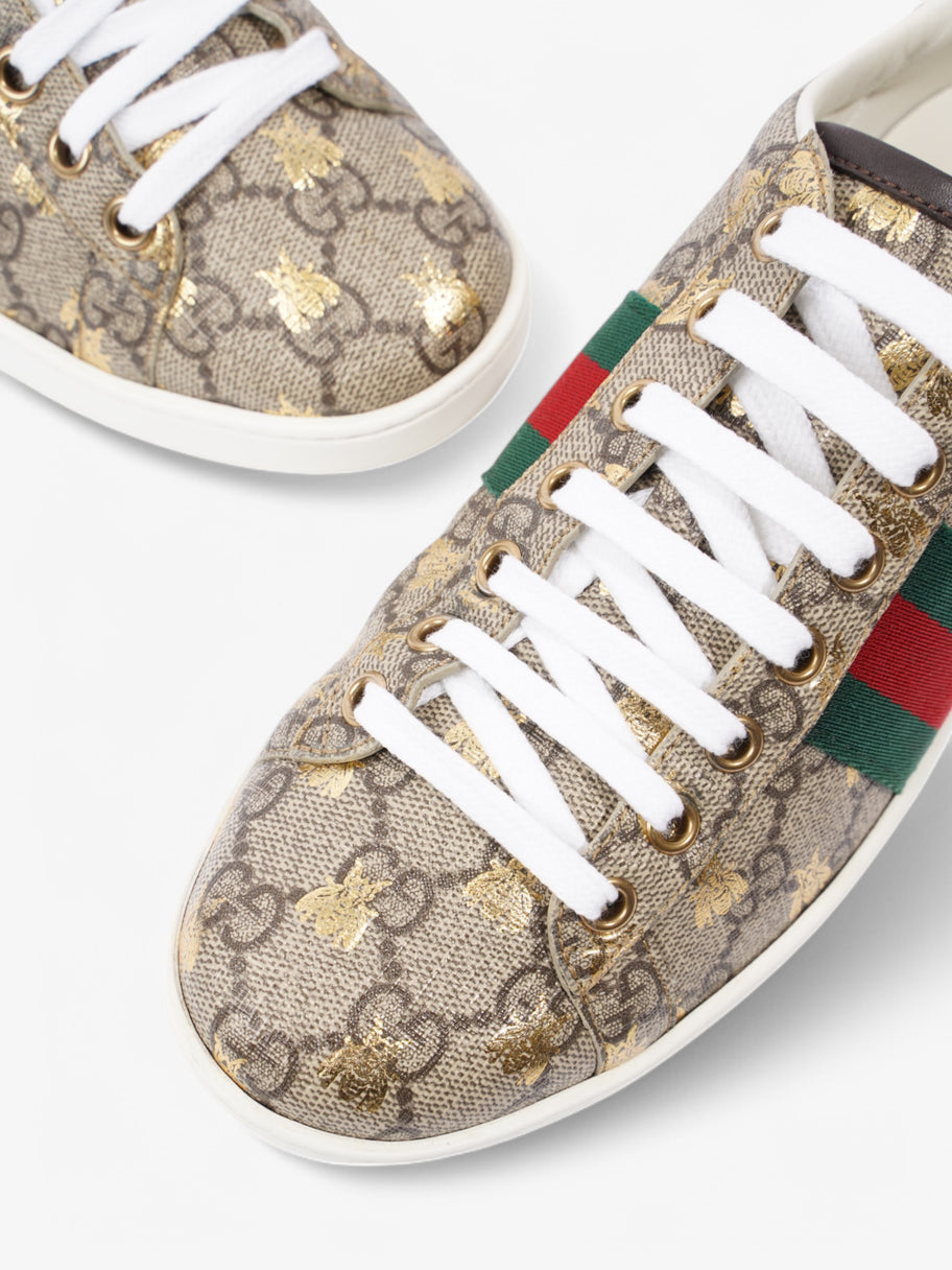 Gucci Ace Bee Supreme / Green / Red Coated Canvas EU 37 UK 4 Image 9