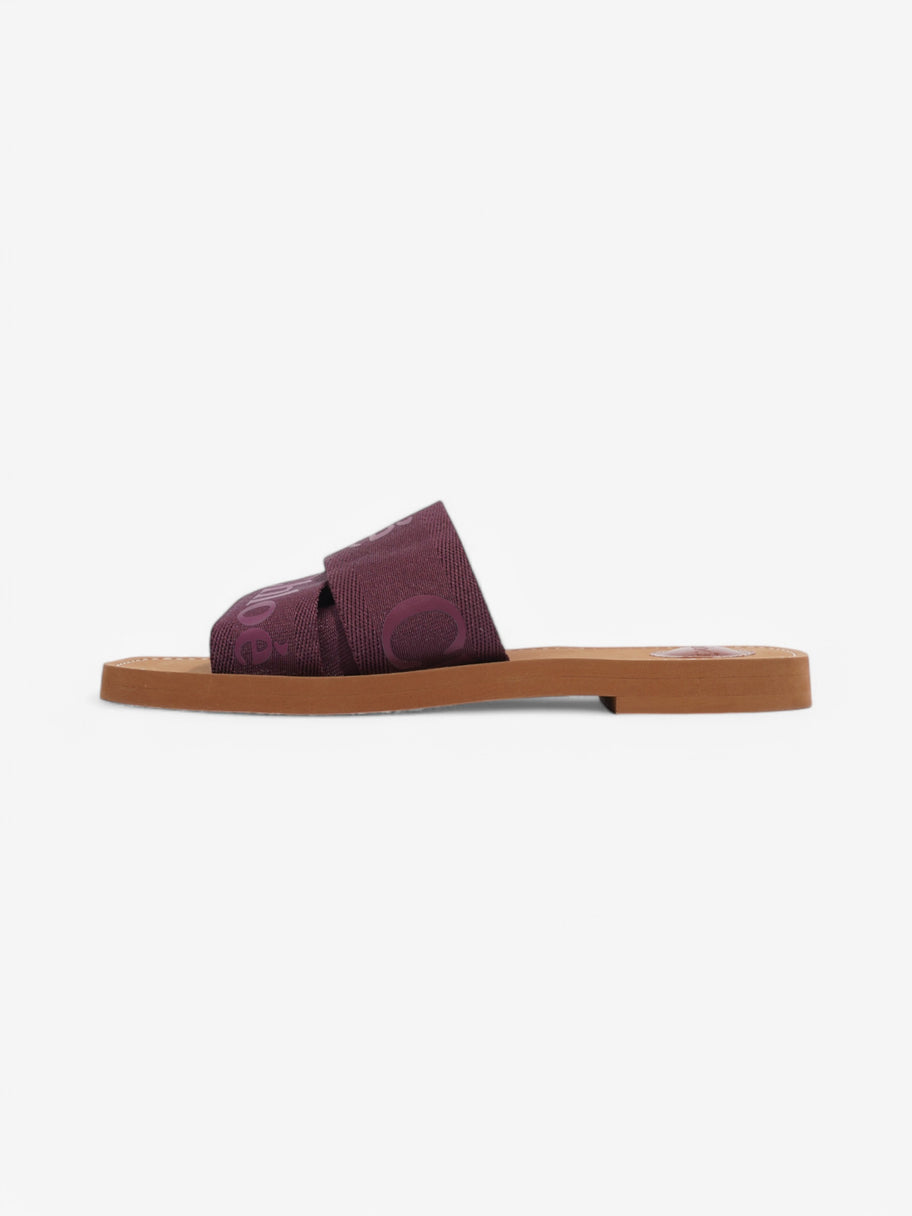 Chloe Woody Sandal Purple Canvas EU 40 UK 7 Image 3