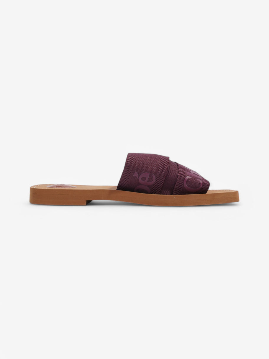 Chloe Woody Sandal Purple Canvas EU 40 UK 7 Image 4