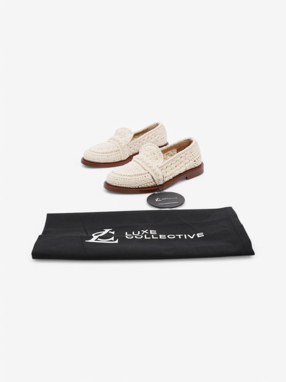 Chloe Kalya Crochet Loafers White  Crochet EU 37.5 UK 4.5 Image 10