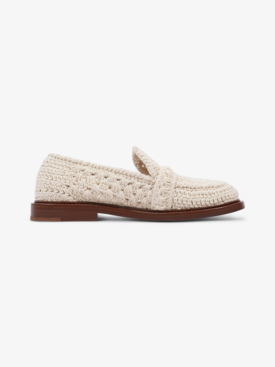 Chloe Kalya Crochet Loafers White  Crochet EU 37.5 UK 4.5 Image 4