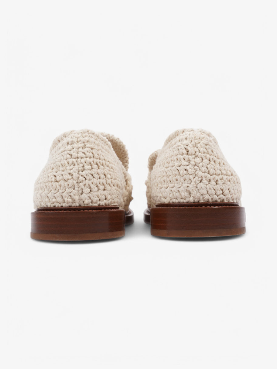 Chloe Kalya Crochet Loafers White  Crochet EU 37.5 UK 4.5 Image 6