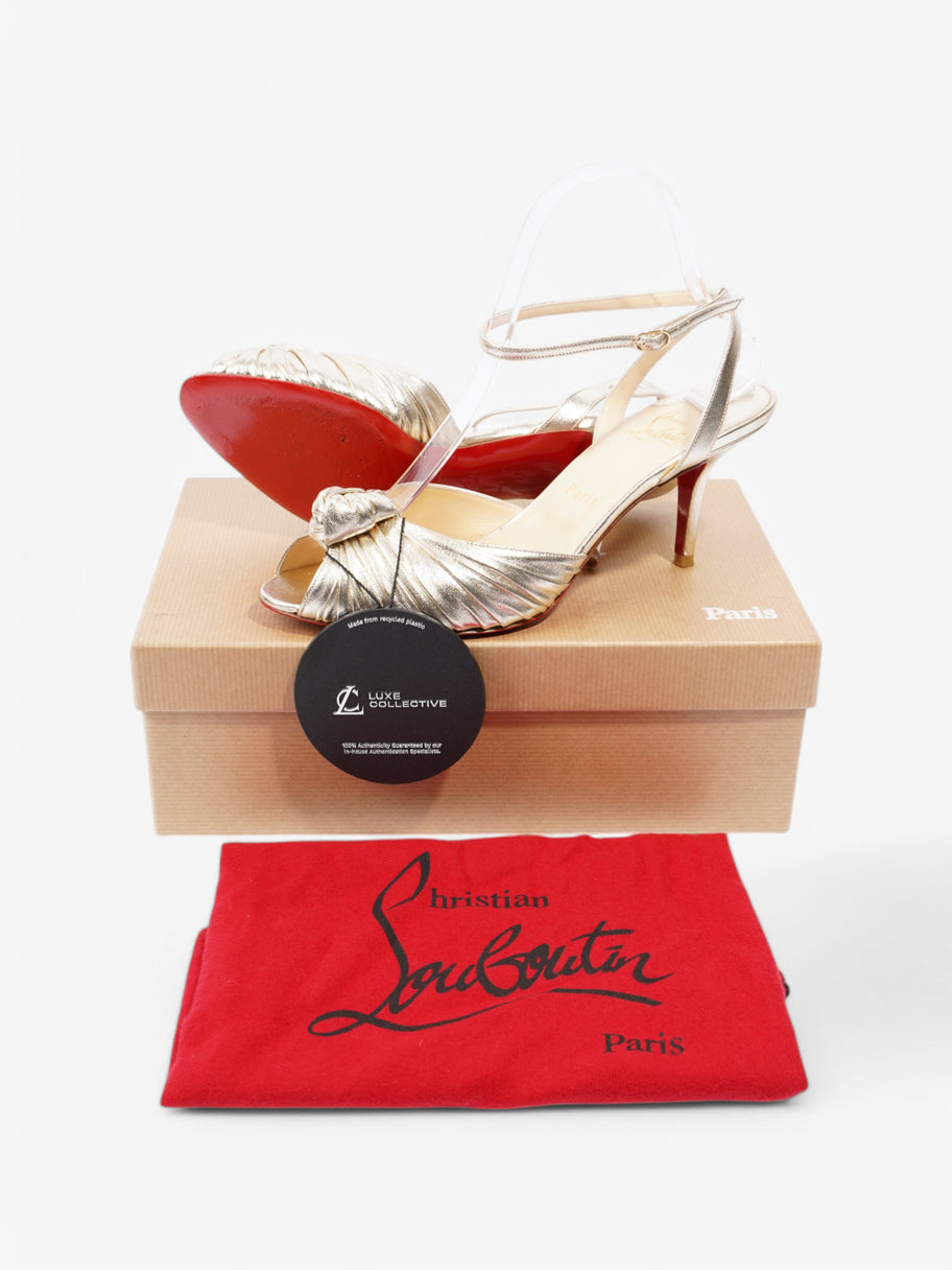 Christian Louboutin GRES'S  70 Gold Leather EU 39.5 UK 6.5 Image 8