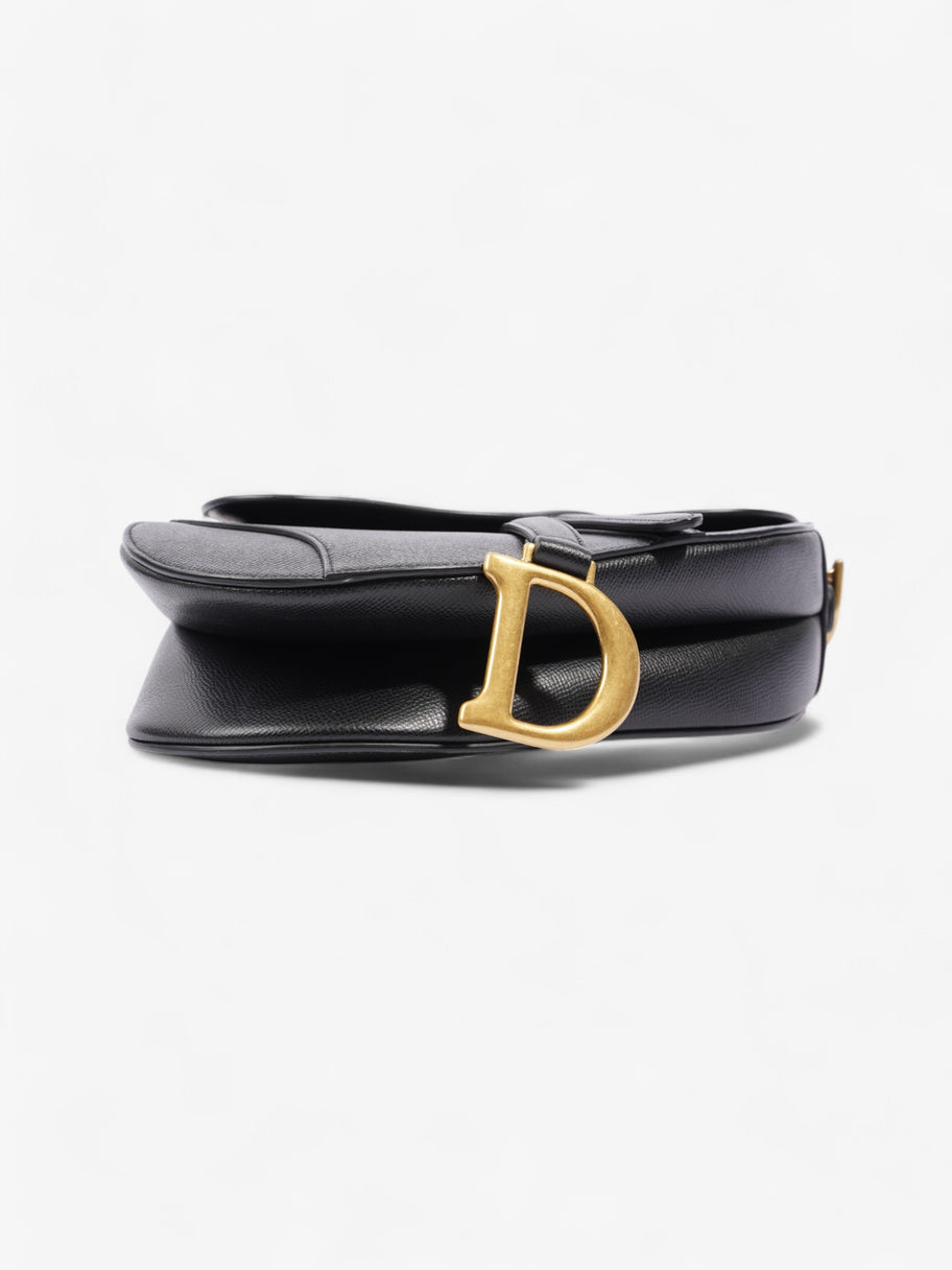 Christian Dior Saddle Bag Black Calfskin Leather Image 6
