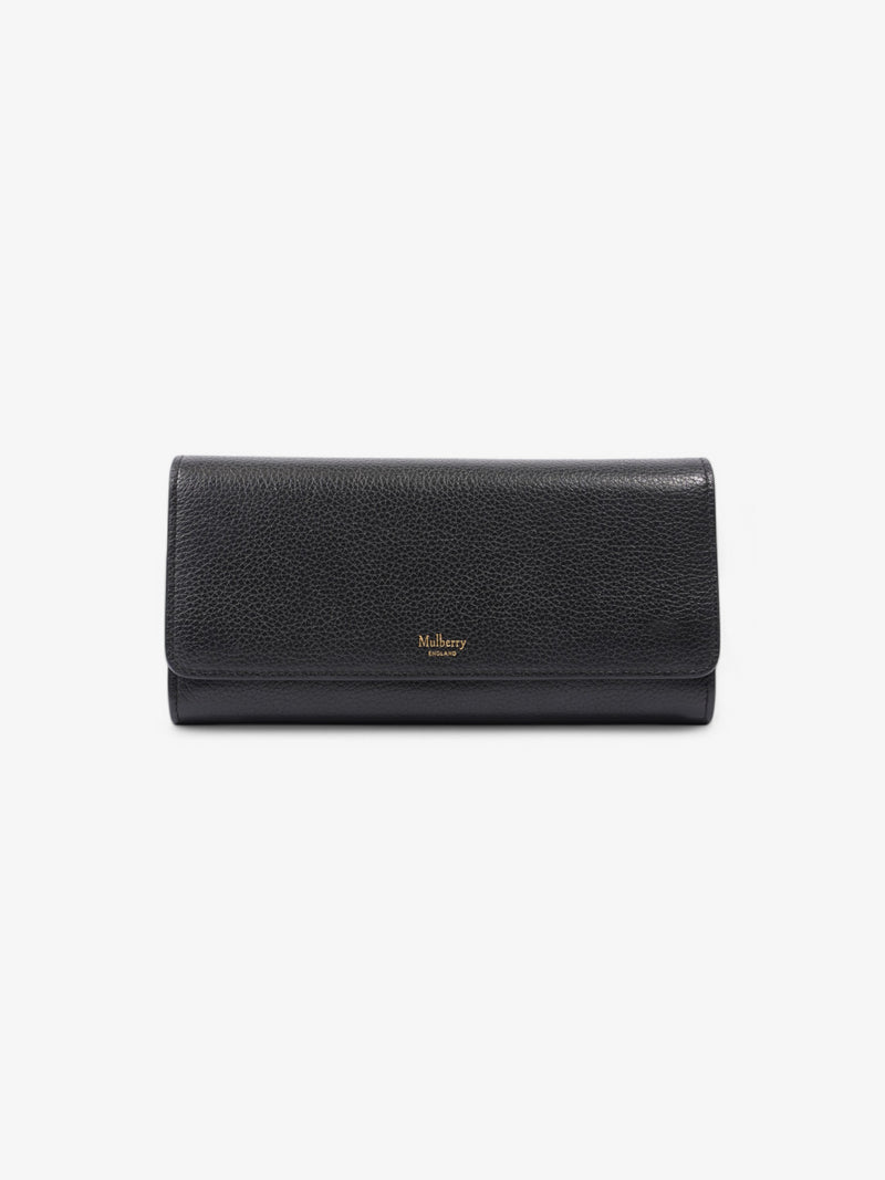  Mulberry Continental Wallet Black Leather