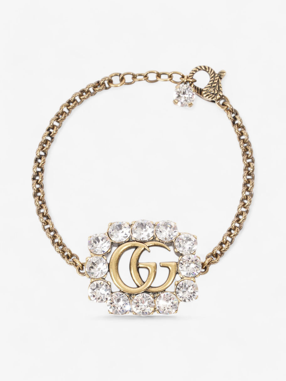 Gucci GG Marmont Crystal Bracelet Gold Base Metal Image 1