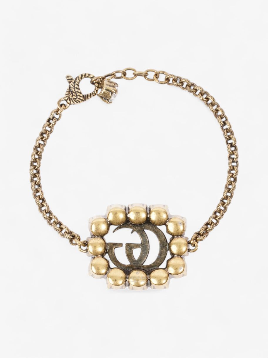 Gucci GG Marmont Crystal Bracelet Gold Base Metal Image 3