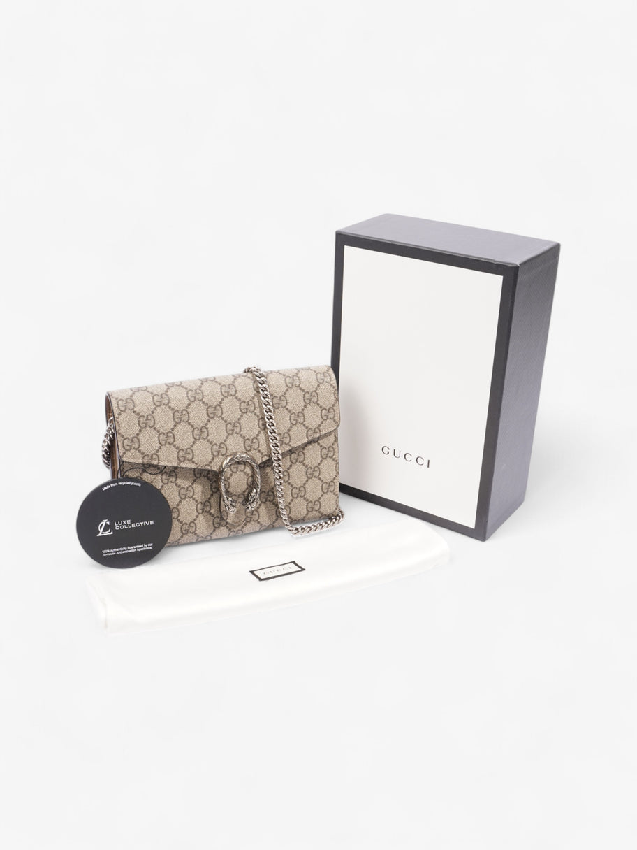 Gucci Dionysus Beige  / Brown Coated Canvas Image 9