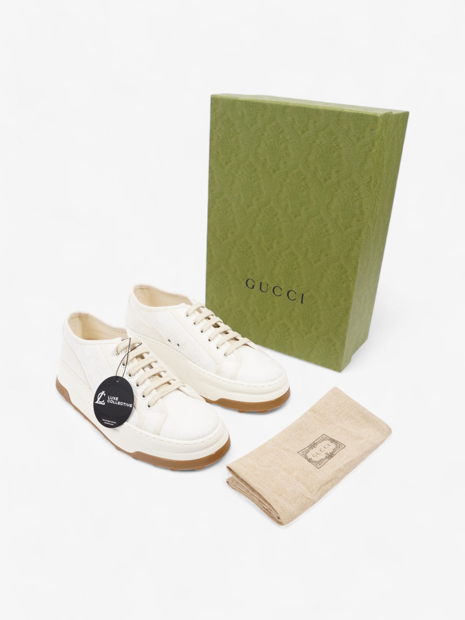 Gucci GG Tennis 1977 Platform Sneakers White  / Cream Canvas EU 41 UK 7 Image 20