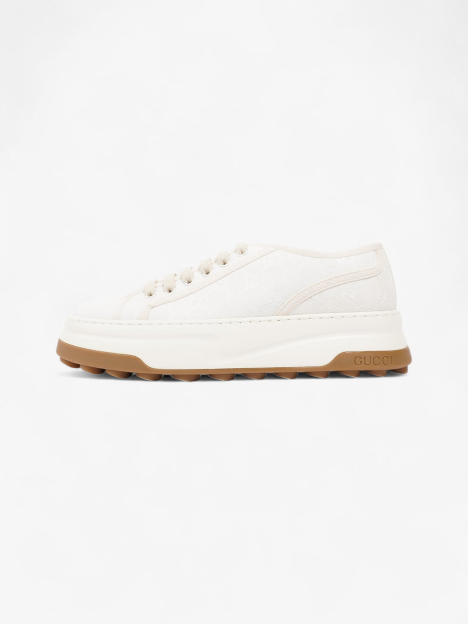 Gucci GG Tennis 1977 Platform Sneakers White  / Cream Canvas EU 41 UK 7 Image 15