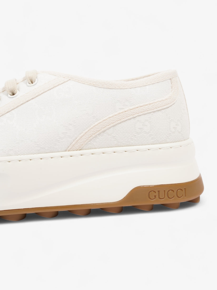Gucci GG Tennis 1977 Platform Sneakers White  / Cream Canvas EU 41 UK 7 Image 19