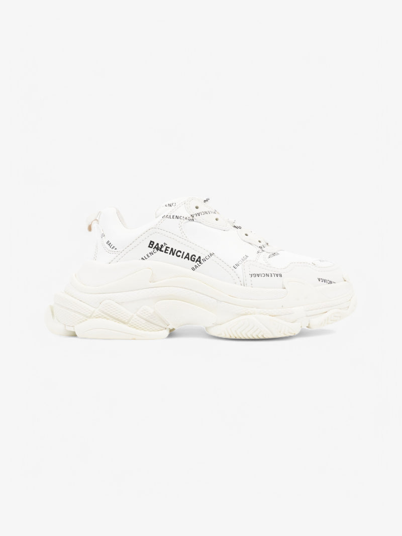  Balenciaga Triple S White  / Black Leather EU 38 UK 5