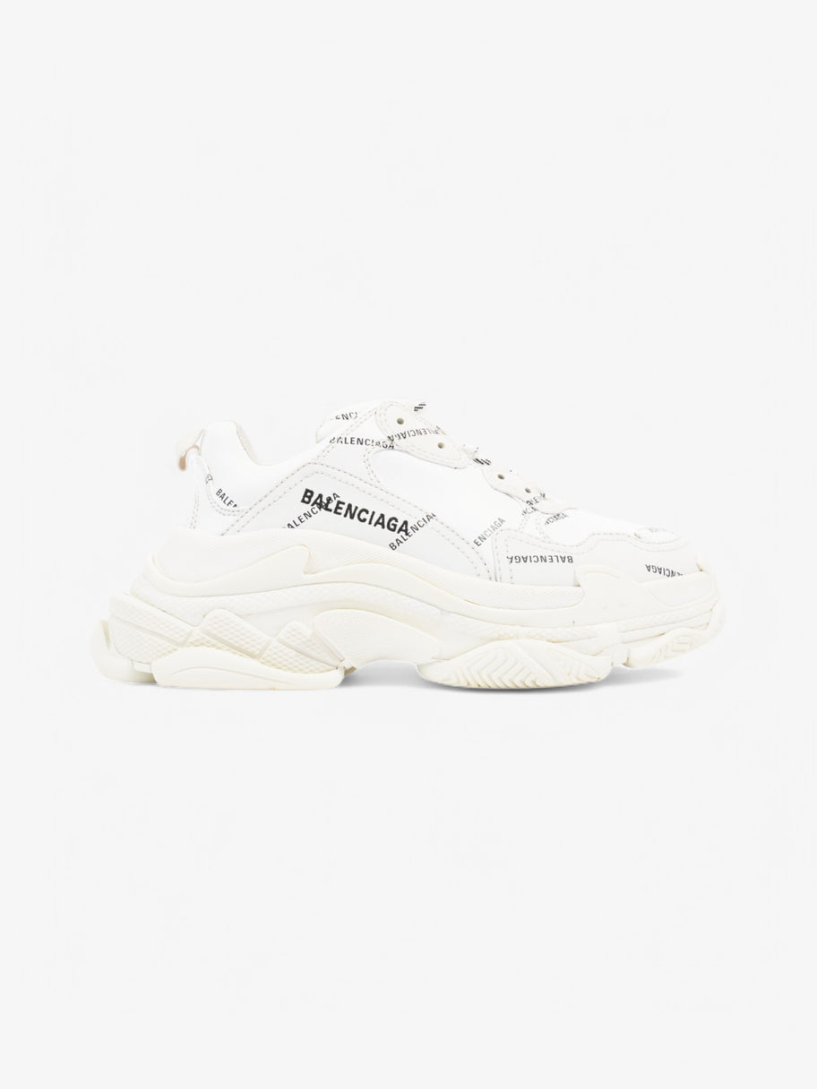 Balenciaga Triple S White  / Black Leather EU 38 UK 5 Image 1