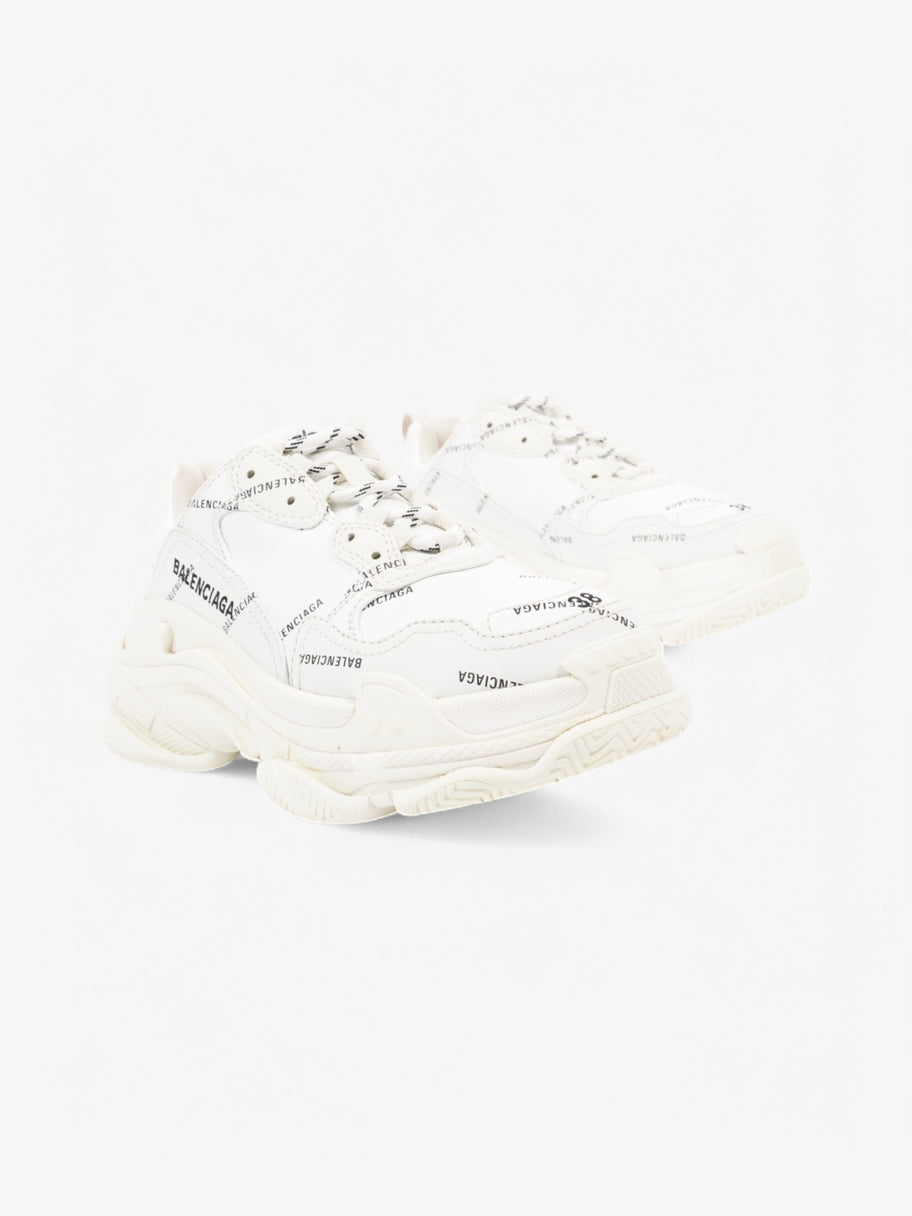 Balenciaga Triple S White  / Black Leather EU 38 UK 5 Image 2