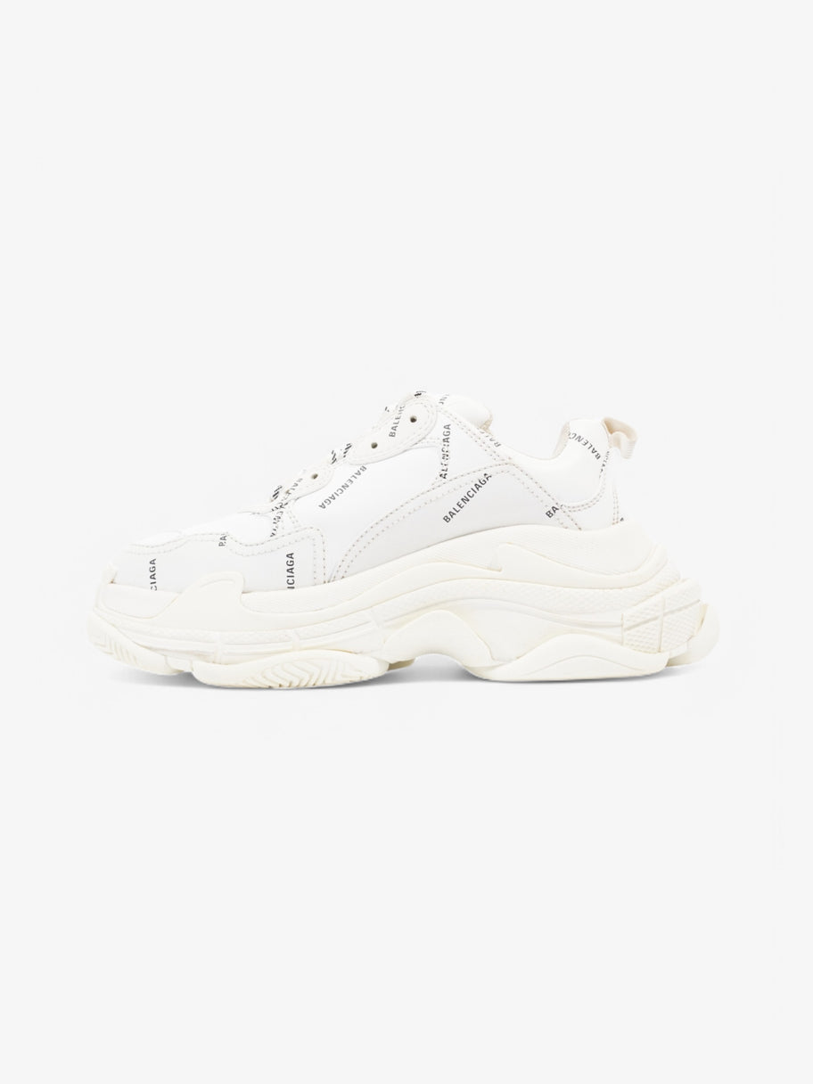 Balenciaga Triple S White  / Black Leather EU 38 UK 5 Image 3