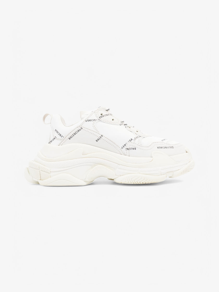 Balenciaga Triple S White  / Black Leather EU 38 UK 5 Image 4