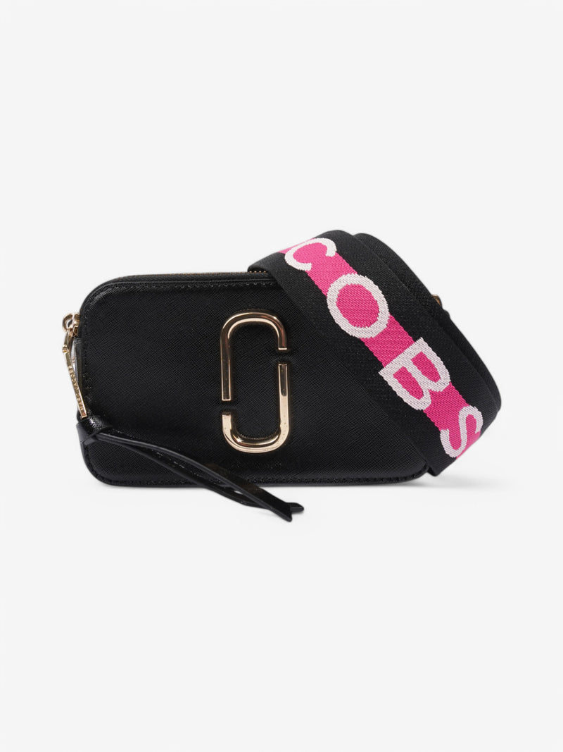  Marc Jacobs The Snapshot Bag Black / White Leather