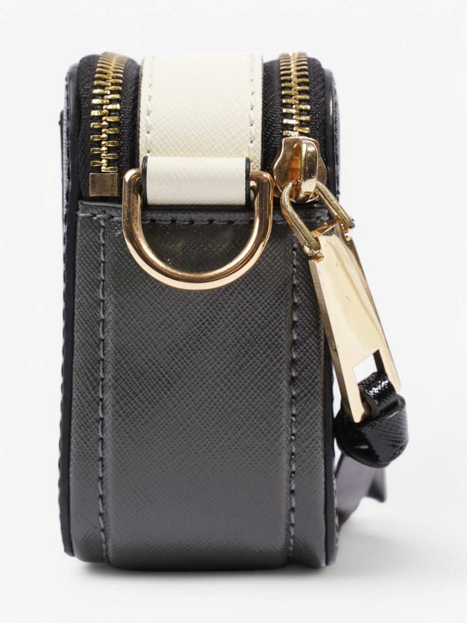 Marc Jacobs The Snapshot Bag Black / White Leather Image 5