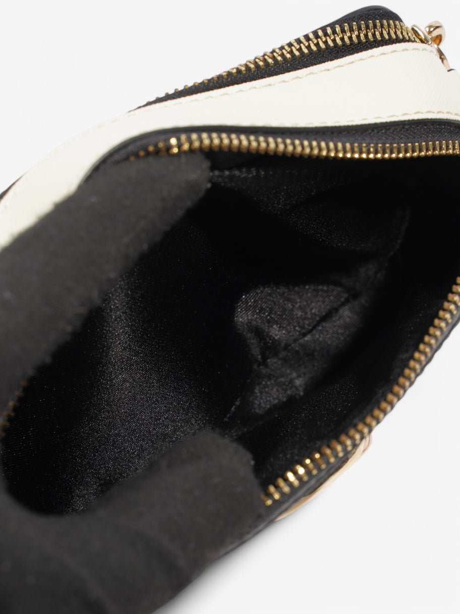 Marc Jacobs The Snapshot Bag Black / White Leather Image 7