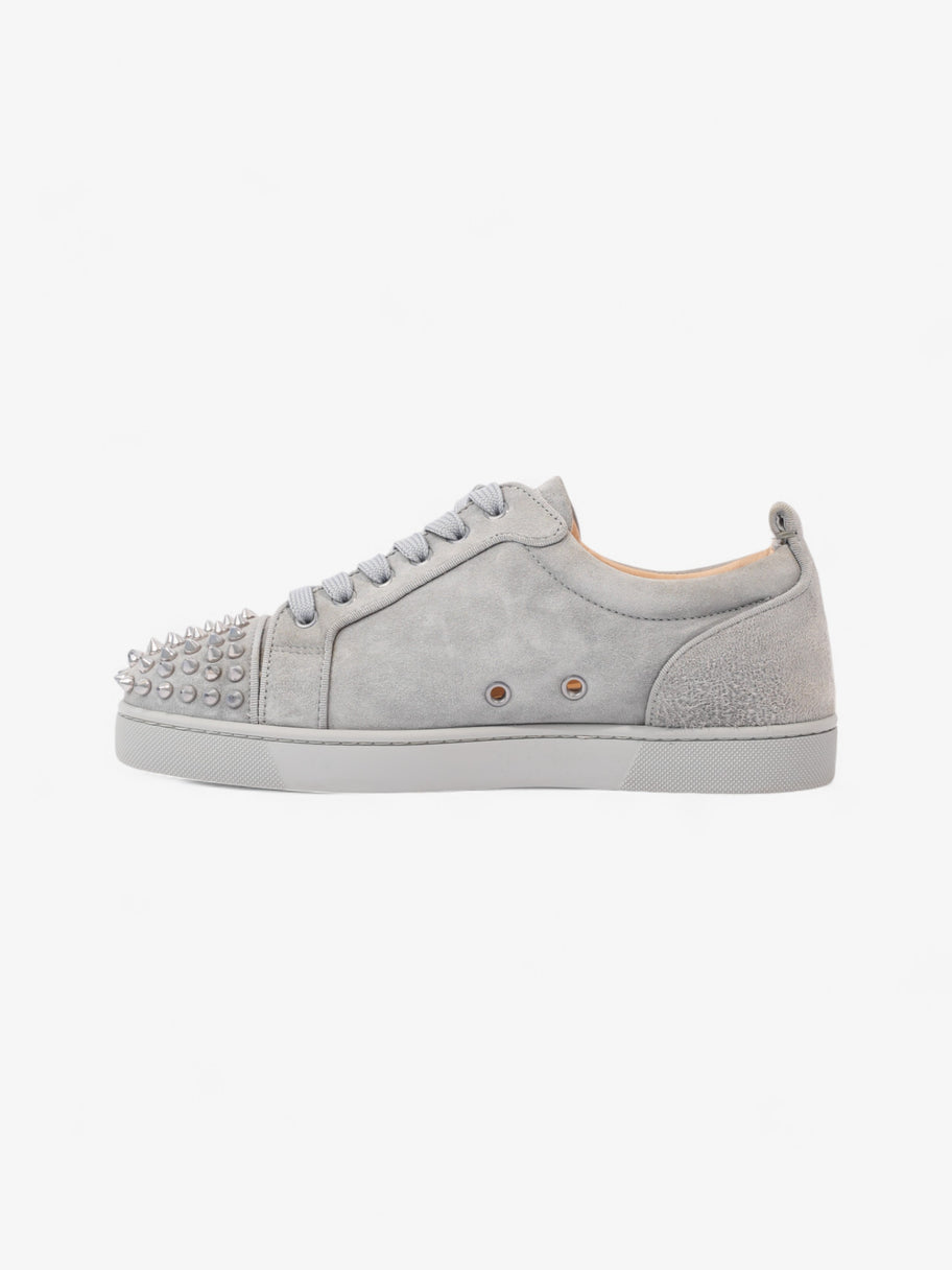 Christian Louboutin Louis Junior Spikes Orlato Grey / Silver Suede EU 40 UK 6 Image 3