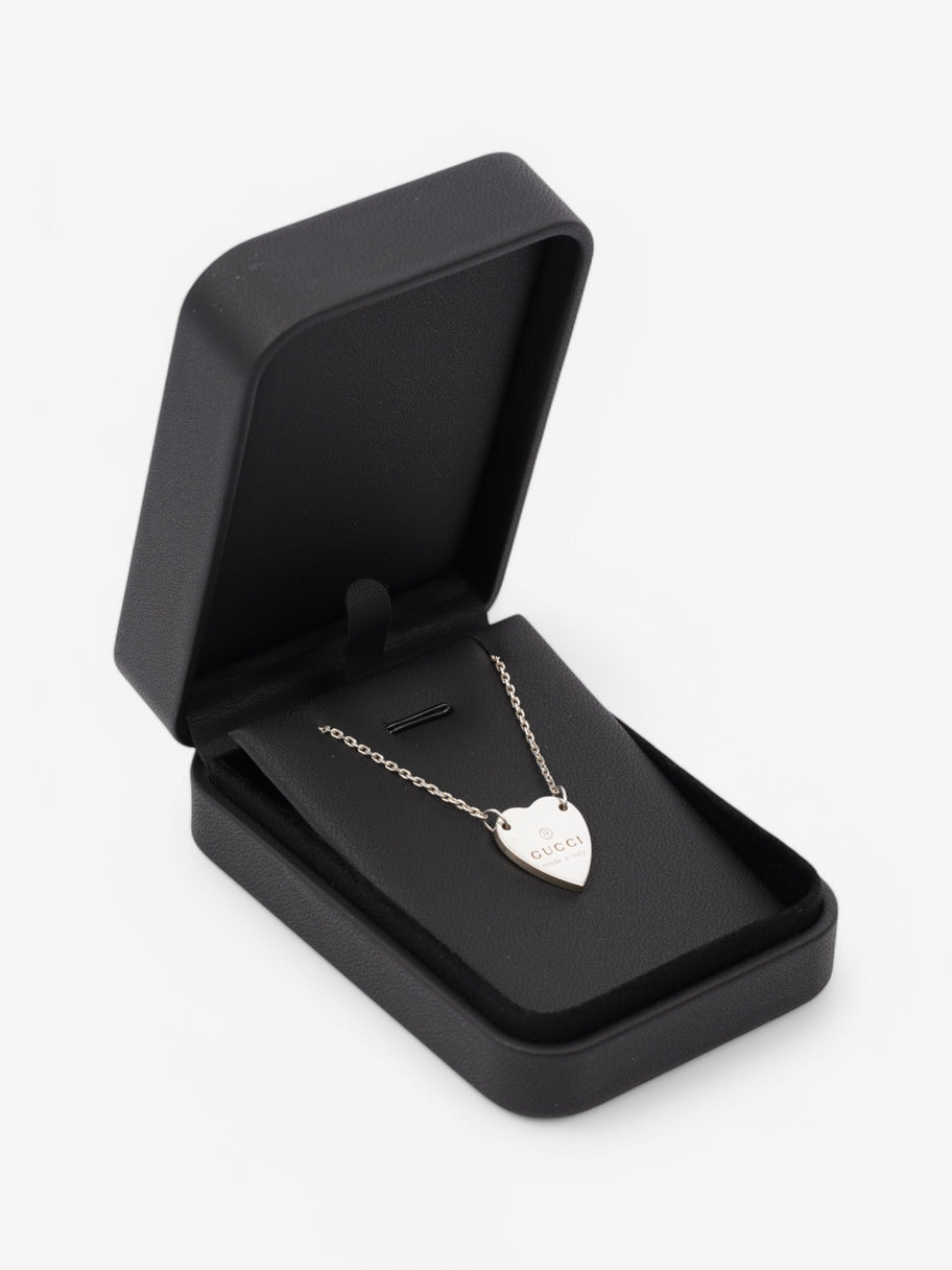 Gucci Trademark Heart Necklace Silver Silver Sterling One size Image 5