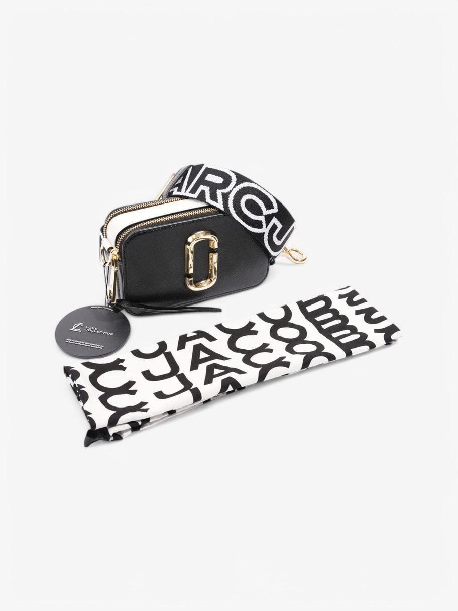 Marc Jacobs Snapshot Bag Black / White Leather Image 9