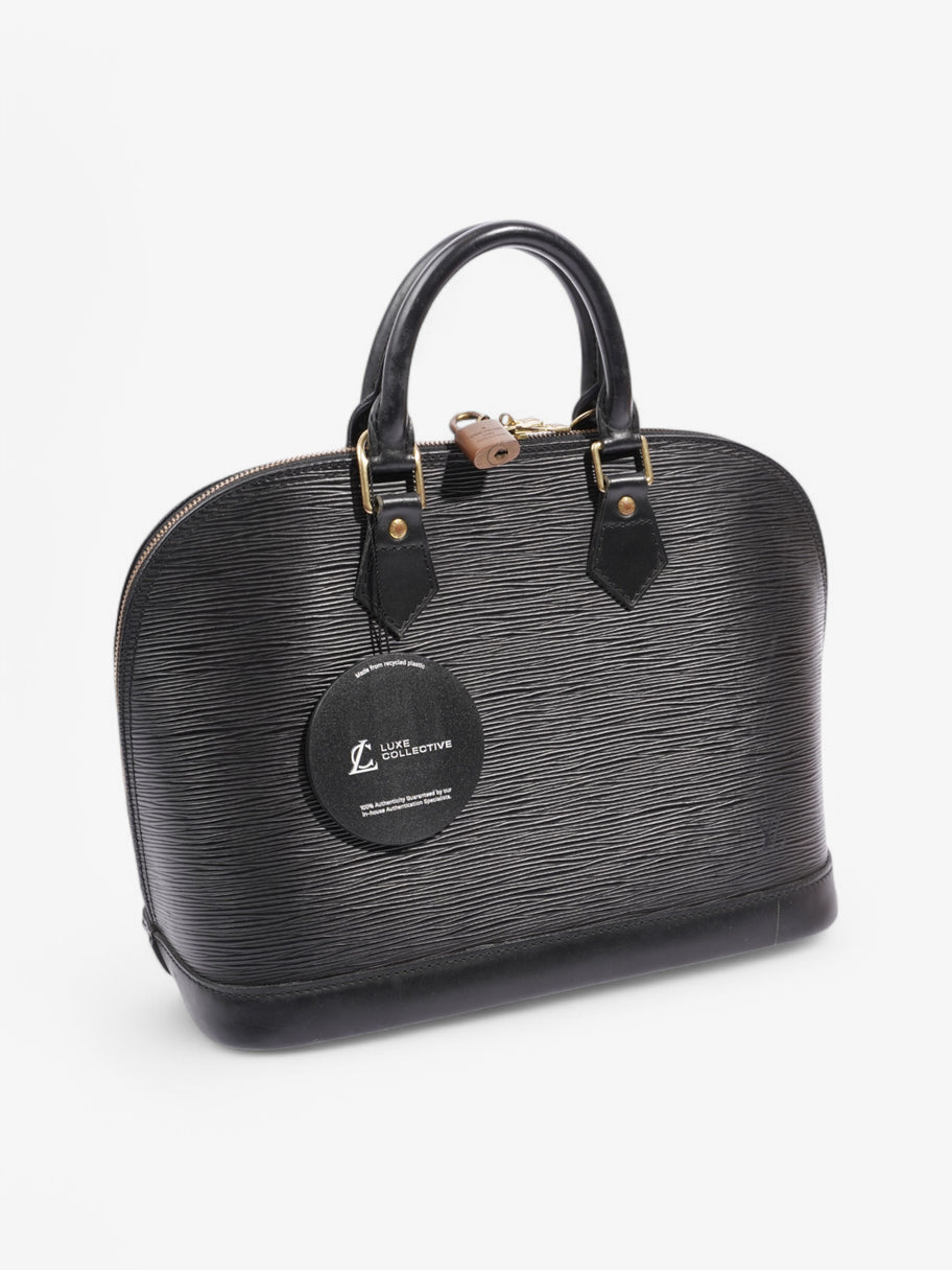 Louis Vuitton Alma Black Epi Leather PM Image 9