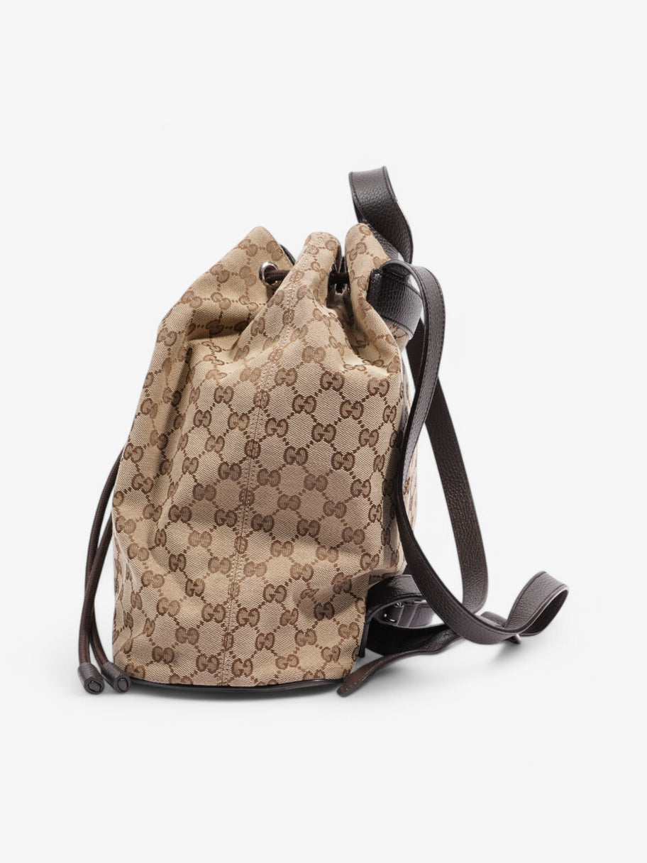 Gucci GG Supreme Backpack Beige  / Brown Canvas Image 3