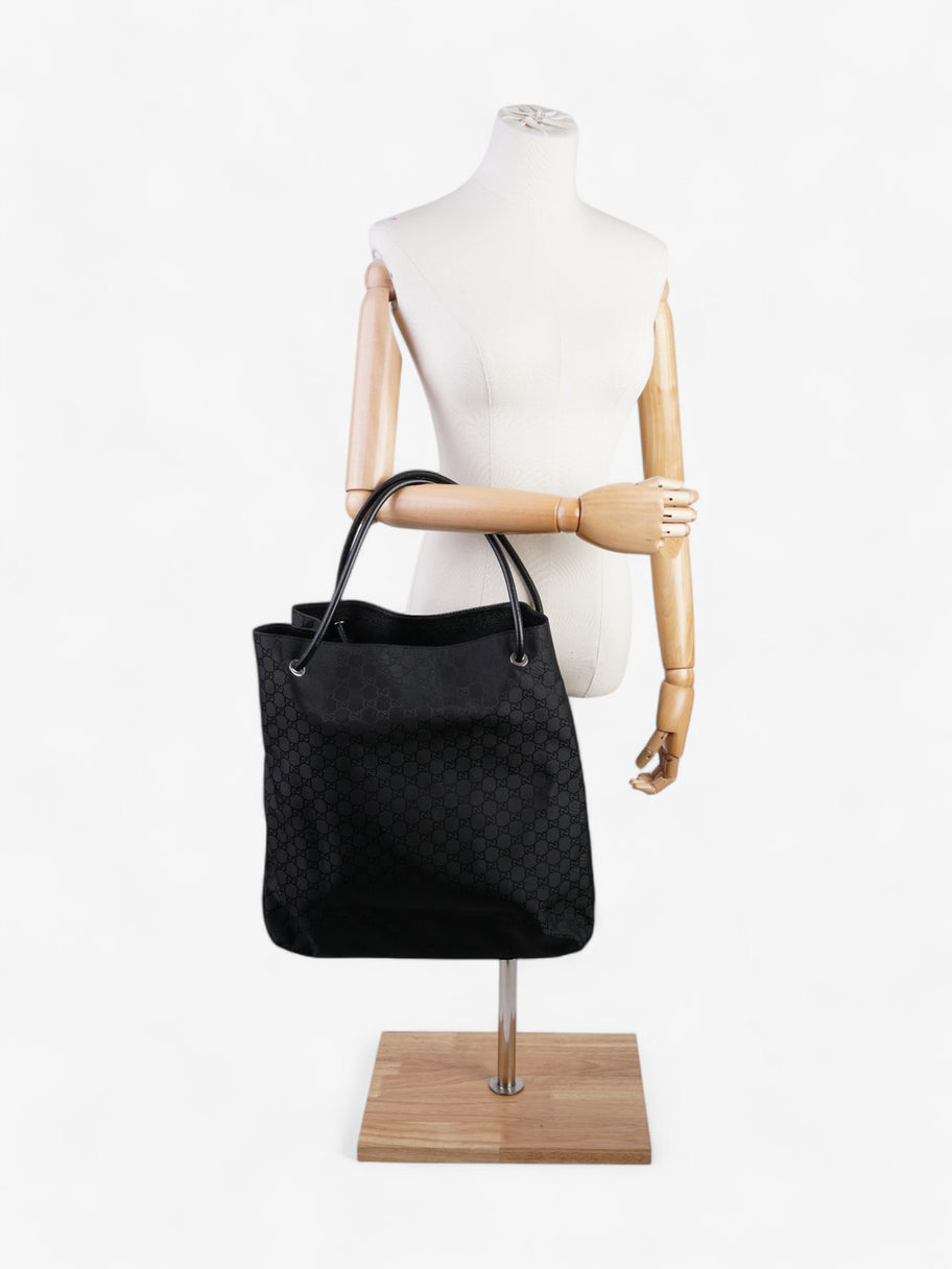 Gucci Gifford Tote Black Canvas Image 2