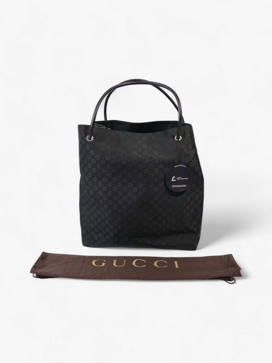 Gucci Gifford Tote Black Canvas Image 9