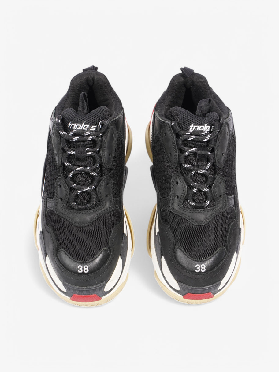 Balenciaga Triple S Black / White Mesh EU 38 UK 5 Image 8