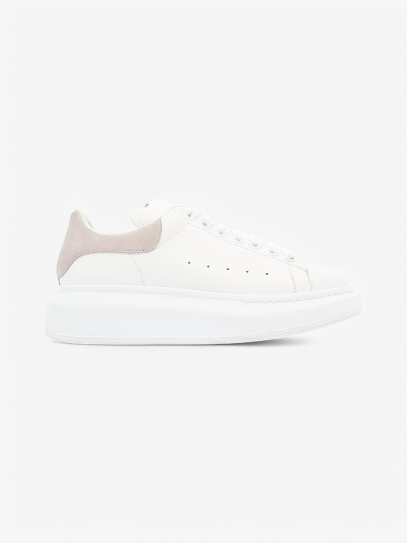  Alexander McQueen Oversized Sneakers White  / Pink Tab Leather EU 37.5 UK 4.5