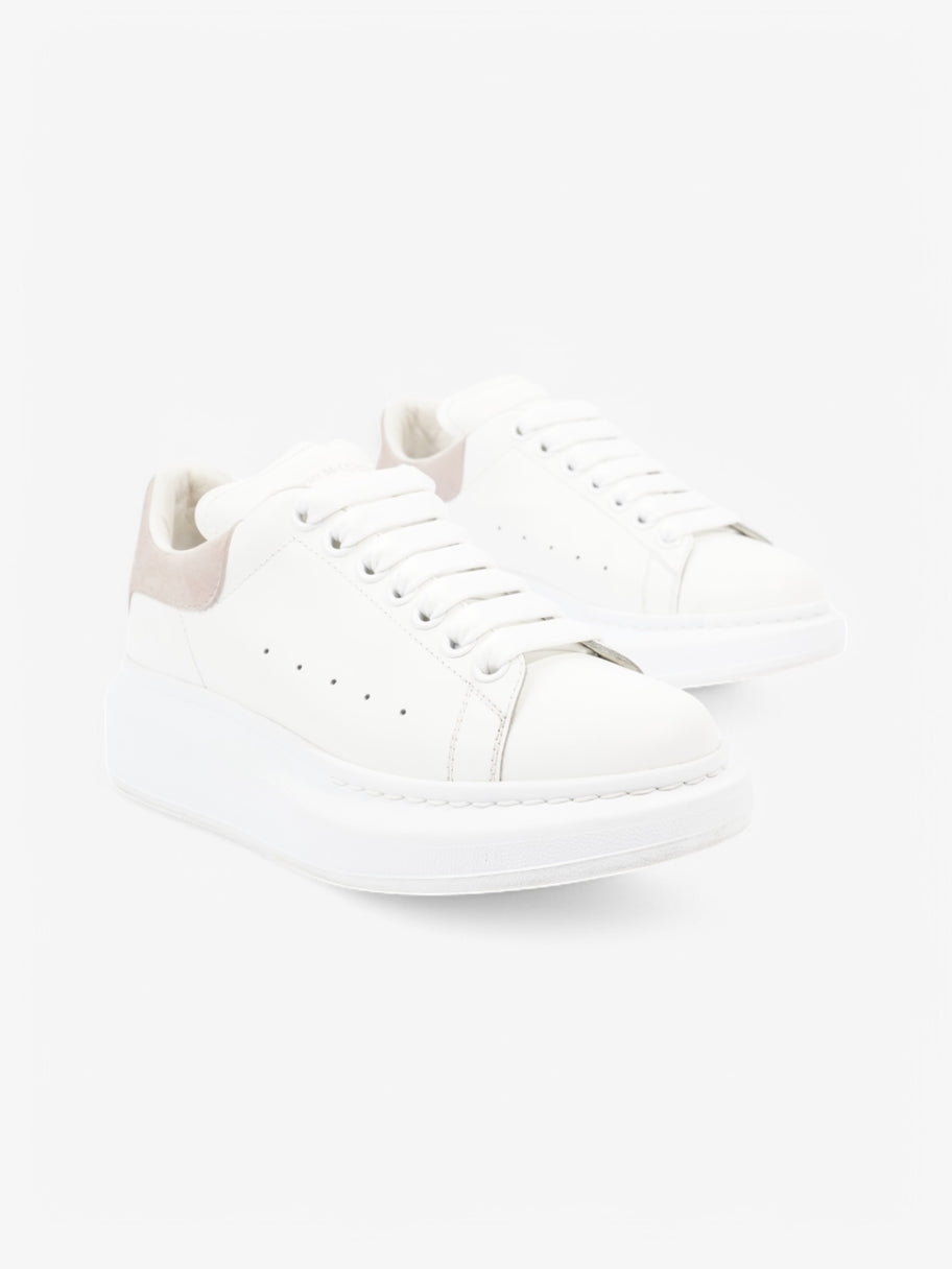 Alexander McQueen Oversized Sneakers White  / Pink Tab Leather EU 37.5 UK 4.5 Image 2