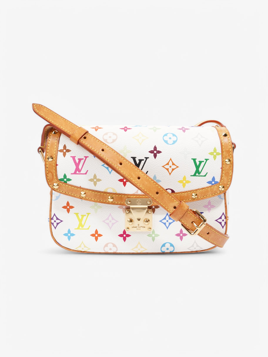 Louis Vuitton Sologne White / Multicolour Monogram Coated Canvas Image 1