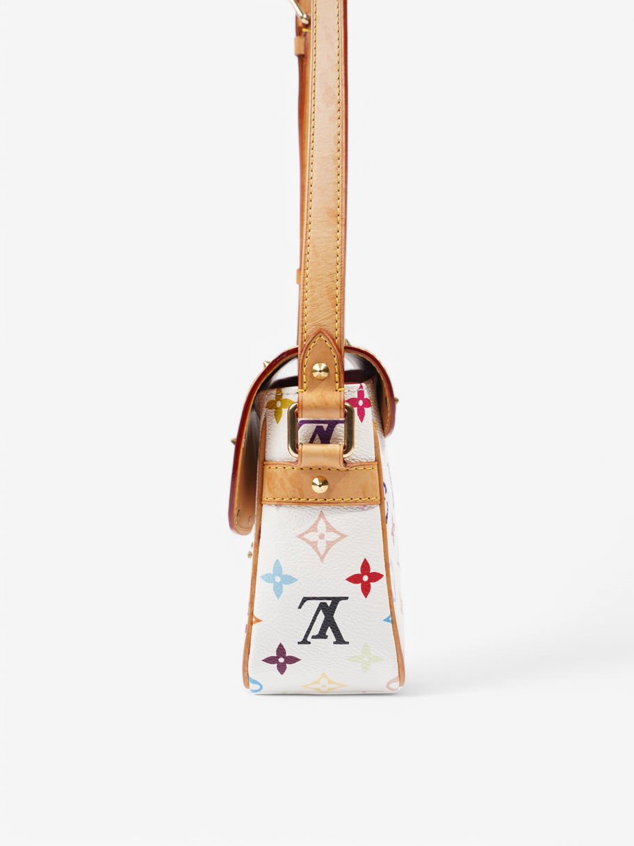 Louis Vuitton Sologne White / Multicolour Monogram Coated Canvas Image 3