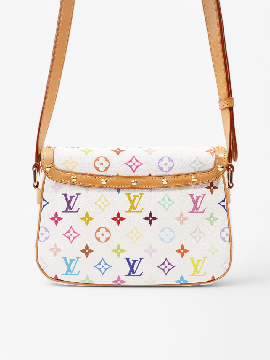 Louis Vuitton Sologne White / Multicolour Monogram Coated Canvas Image 4