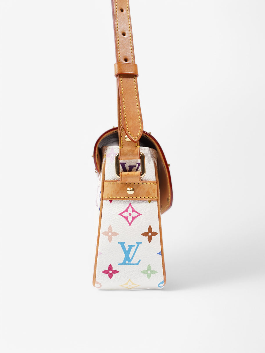Louis Vuitton Sologne White / Multicolour Monogram Coated Canvas Image 5