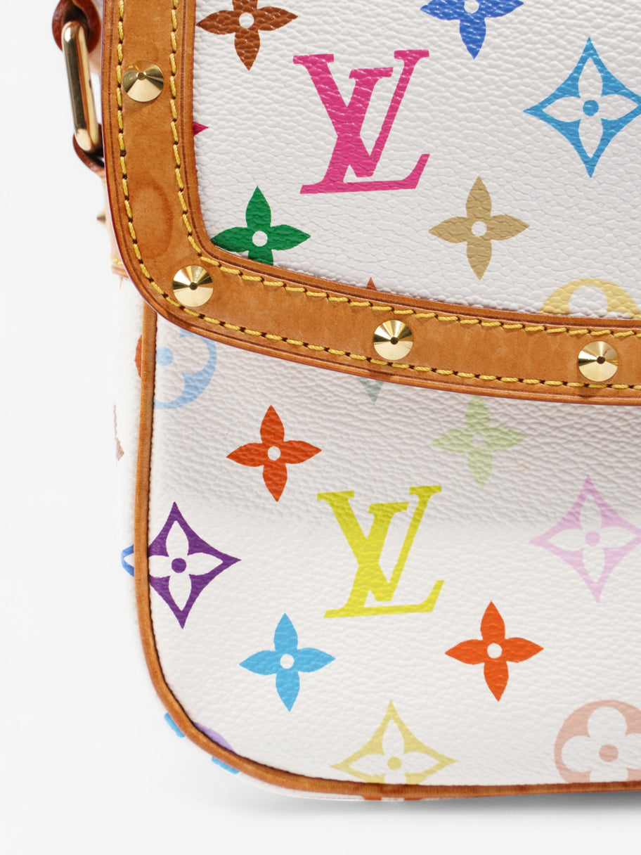 Louis Vuitton Sologne White / Multicolour Monogram Coated Canvas Image 8