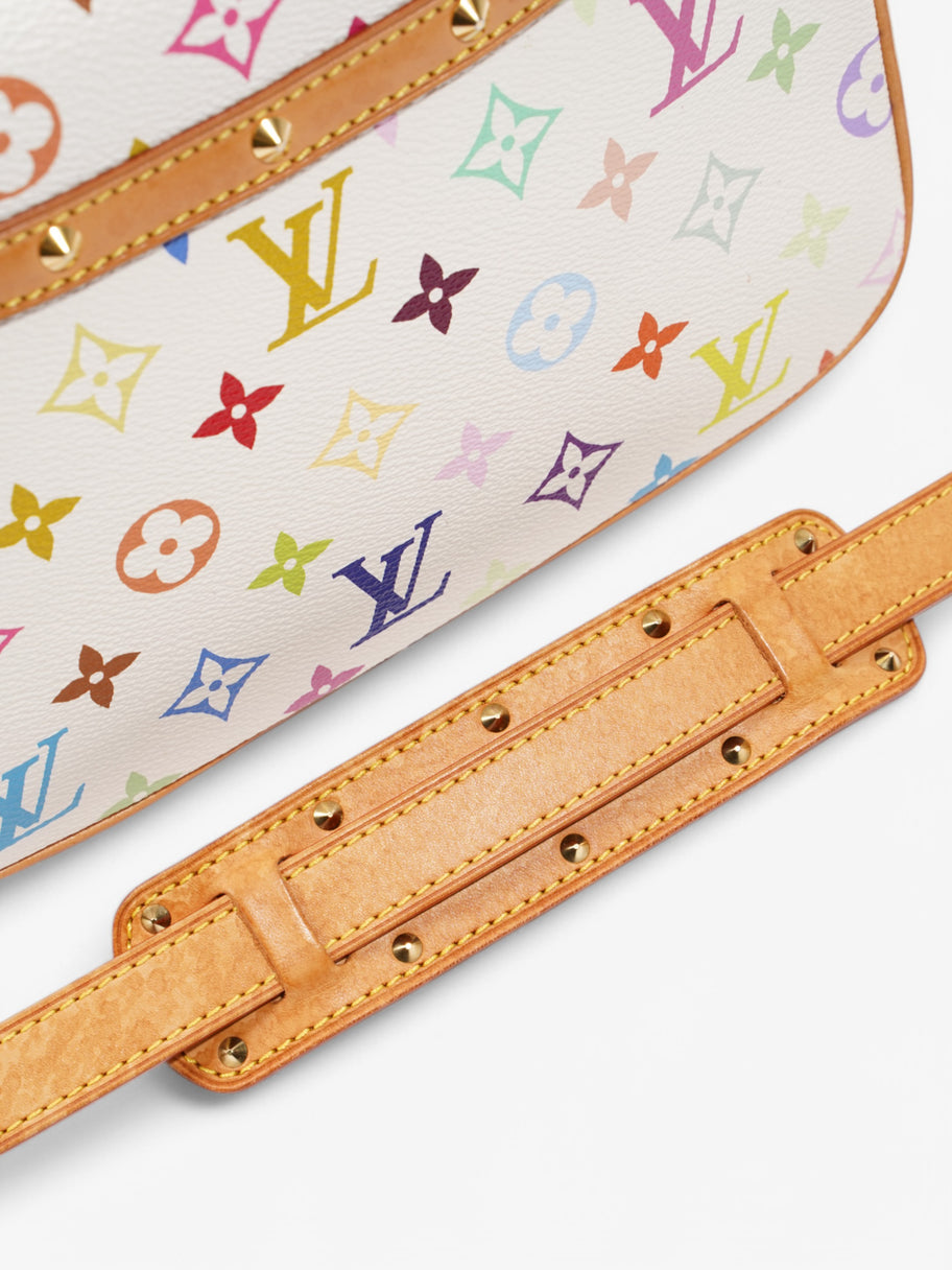 Louis Vuitton Sologne White / Multicolour Monogram Coated Canvas Image 9