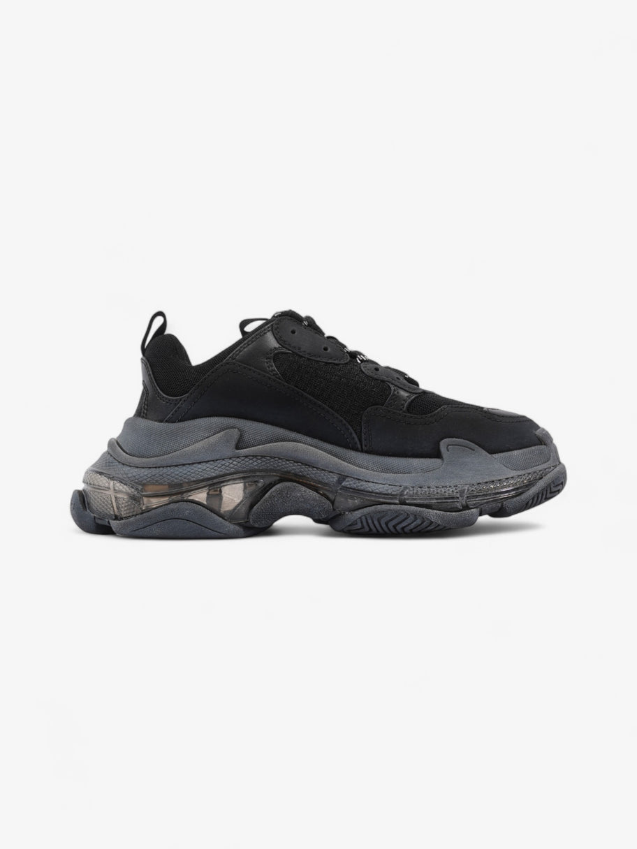Balenciaga Triple S Clear Sole Black / White Mesh EU 38 UK 5 Image 4