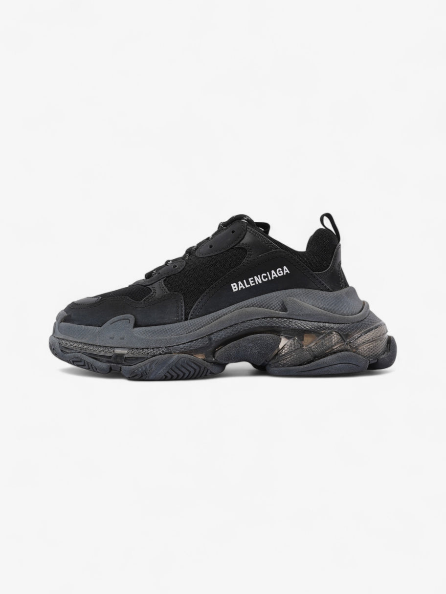 Balenciaga Triple S Clear Sole Black / White Mesh EU 38 UK 5 Image 5