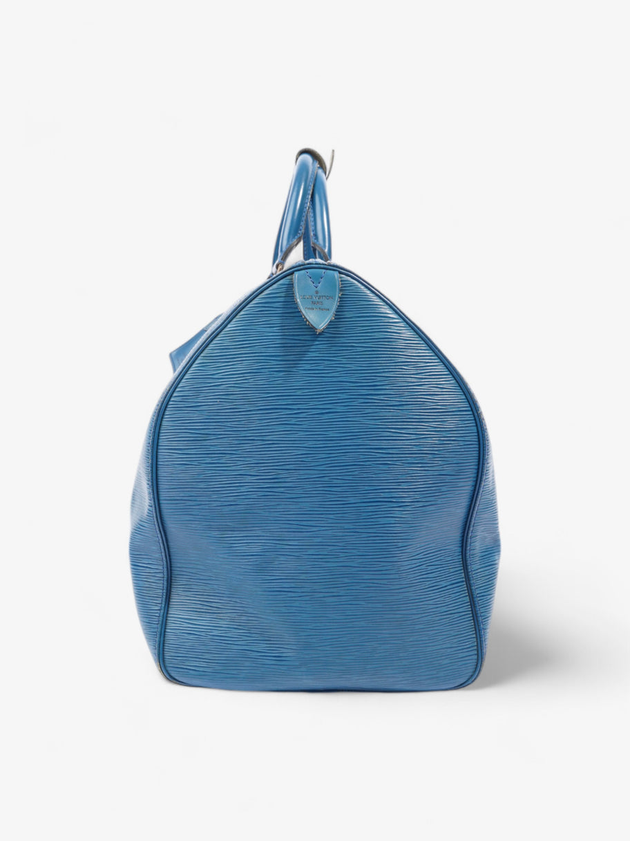 Louis Vuitton Keepall Blue Epi Leather 50 Image 3
