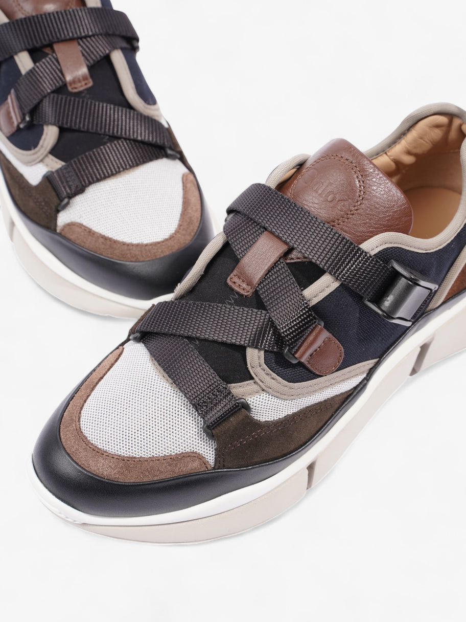 Chloe Sonnie Sneakers Brown / Grey / Black Mesh EU 37 UK 4 Image 9